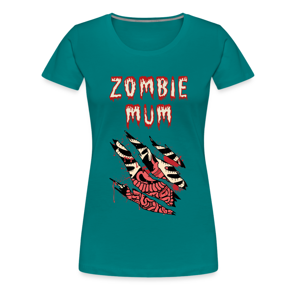 Zombie mum - teal