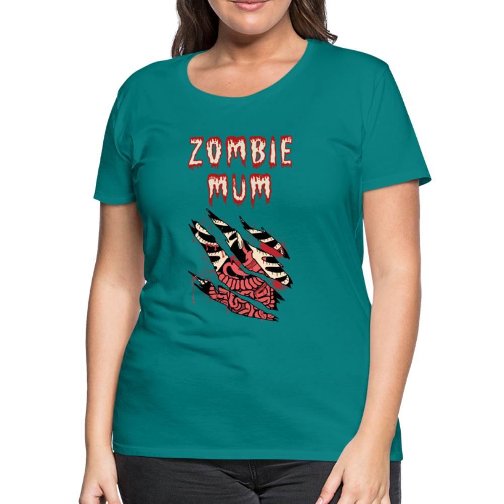 Zombie mum - teal