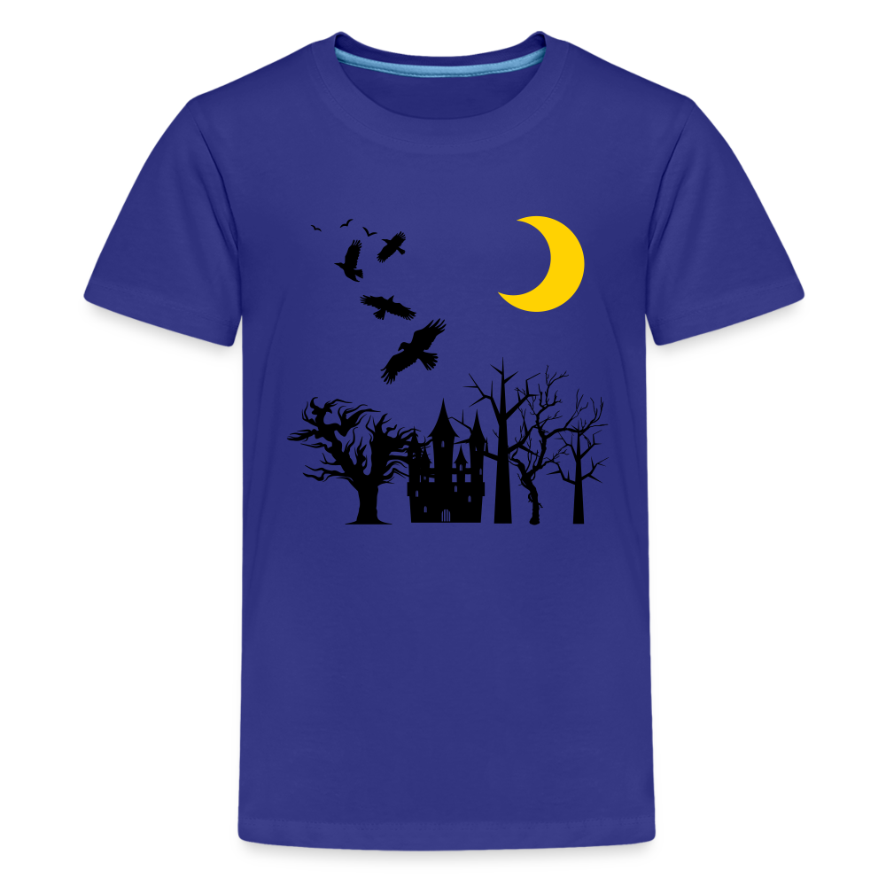 Halloween night - royal blue